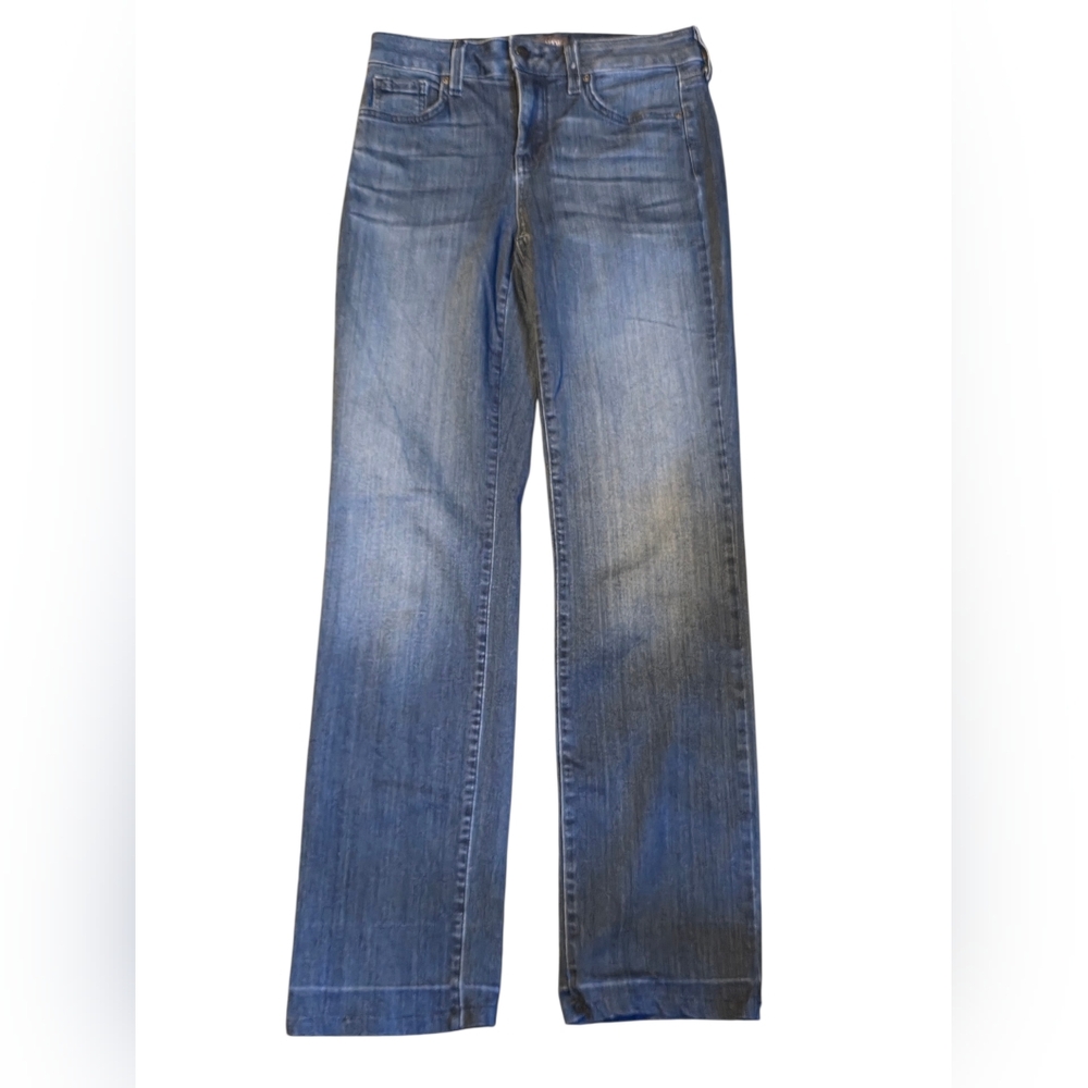 NYDJ Marilyn Straight Leg Denim Blue Jeans Size 4
